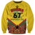 Ghana Independence Day Sweatshirt Freedom and Justice African Pattern