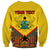 Ghana Independence Day Sweatshirt Freedom and Justice African Pattern