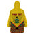 Ghana Independence Day Wearable Blanket Hoodie Freedom and Justice African Pattern - Wonder Print Shop