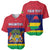 Mauritius Independence Day Baseball Jersey Stella Clavisque Maris Indici Foral Pattern - Wonder Print Shop