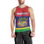 Mauritius Independence Day Men Tank Top Stella Clavisque Maris Indici Foral Pattern - Wonder Print Shop