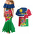 Namibia Independence Day Couples Matching Mermaid Dress and Hawaiian Shirt Coat Of Arms Unique Style - Wonder Print Shop