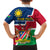 Namibia Independence Day Family Matching Off Shoulder Long Sleeve Dress and Hawaiian Shirt Coat Of Arms Unique Style - Wonder Print Shop