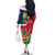 Namibia Independence Day Family Matching Off Shoulder Long Sleeve Dress and Hawaiian Shirt Coat Of Arms Unique Style - Wonder Print Shop