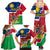 Namibia Independence Day Family Matching Summer Maxi Dress and Hawaiian Shirt Coat Of Arms Unique Style - Wonder Print Shop