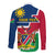 Namibia Independence Day Long Sleeve Button Shirt Coat Of Arms Unique Style - Wonder Print Shop