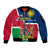 Namibia Independence Day Sleeve Zip Bomber Jacket Coat Of Arms Unique Style