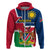 Namibia Independence Day Zip Hoodie Coat Of Arms Unique Style - Wonder Print Shop