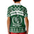 Pakistan Day Kid Polo Shirt Coat Of Arms Mix Islamic Pattern - Wonder Print Shop