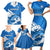 Greece Independence Day Family Matching Short Sleeve Bodycon Dress and Hawaiian Shirt Eleftheria i Thanatos Dolphin Jumping - Wonder Print Shop