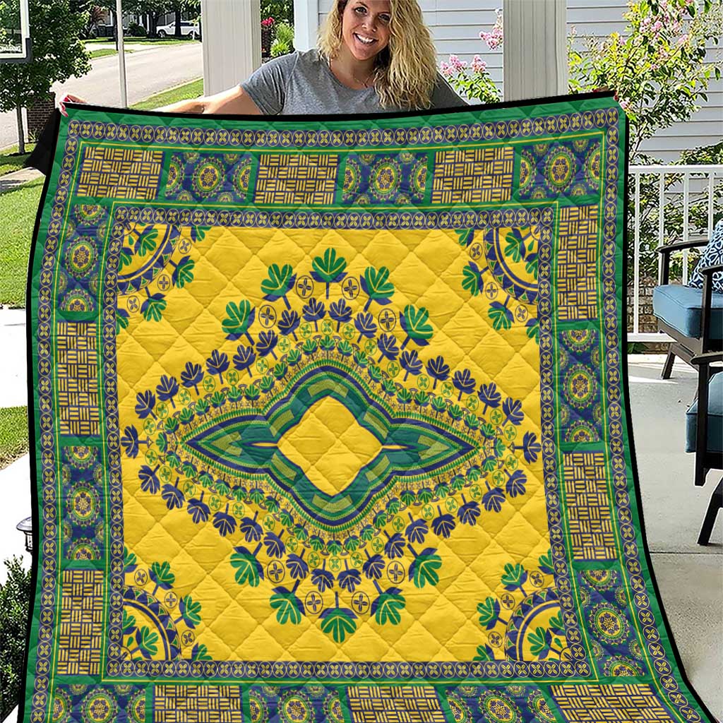 Grenadines Dashiki Quilt Proud To Be Grenadines - Wonder Print Shop