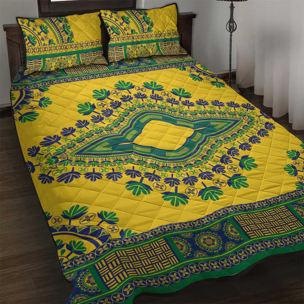 Grenadines Dashiki Quilt Bed Set Proud To Be Grenadines - Wonder Print Shop