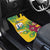 Saint Vincent and the Grenadines Car Mats Stylized Peacock Feather Royal