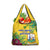 Saint Vincent and the Grenadines Grocery Bag Stylized Peacock Feather Royal