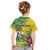 Personalized Saint Vincent and the Grenadines Kid T Shirt Stylized Peacock Feather Royal