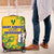 Saint Vincent and the Grenadines Luggage Cover Stylized Peacock Feather Royal