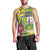 Personalized Saint Vincent and the Grenadines Men Tank Top Stylized Peacock Feather Royal