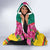 Carriacou and Petite Martinique Hooded Blanket Bougainvillea Flowers