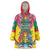 Personalized Carriacou and Petite Martinique Wearable Blanket Hoodie Bougainvillea Flowers