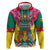 Personalized Carriacou and Petite Martinique Zip Hoodie Bougainvillea Flowers - Wonder Print Shop