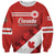 Personalised Canada Maple Leaf Sweatshirt A mari usque ad mare - Wonder Print Shop