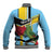 Personalized Saint Lucia Baseball Jacket Jacquot Parrot Rosie Floral