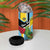 Personalized Saint Lucia 4 in 1 Can Cooler Tumbler Jacquot Parrot Rosie Floral