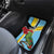 Saint Lucia Car Mats Jacquot Parrot Rosie Floral