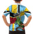 Personalized Saint Lucia Family Matching Puletasi and Hawaiian Shirt Jacquot Parrot Rosie Floral