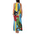 Personalized Saint Lucia Family Matching Tank Maxi Dress and Hawaiian Shirt Jacquot Parrot Rosie Floral