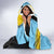 Saint Lucia Hooded Blanket Jacquot Parrot Rosie Floral