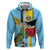 Personalized Saint Lucia Hoodie Jacquot Parrot Rosie Floral