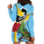 Personalized Saint Lucia Hoodie Dress Jacquot Parrot Rosie Floral