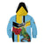 Personalized Saint Lucia Kid Hoodie Jacquot Parrot Rosie Floral