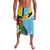 Personalized Saint Lucia Lavalava Jacquot Parrot Rosie Floral