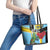 Saint Lucia Leather Tote Bag Jacquot Parrot Rosie Floral