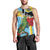 Personalized Saint Lucia Men Tank Top Jacquot Parrot Rosie Floral