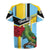 Personalized Saint Lucia Rugby Jersey Jacquot Parrot Rosie Floral - Wonder Print Shop