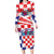 Croatia National Day 2024 Family Matching Long Sleeve Bodycon Dress and Hawaiian Shirt Hrvatska Dan drzavnosti