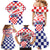 Croatia National Day 2024 Family Matching Mermaid Dress and Hawaiian Shirt Hrvatska Dan drzavnosti