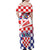 Croatia National Day 2024 Family Matching Off Shoulder Maxi Dress and Hawaiian Shirt Hrvatska Dan drzavnosti