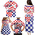 Croatia National Day 2024 Family Matching Puletasi and Hawaiian Shirt Hrvatska Dan drzavnosti