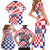 Croatia National Day 2024 Family Matching Short Sleeve Bodycon Dress and Hawaiian Shirt Hrvatska Dan drzavnosti