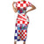 Croatia National Day 2024 Family Matching Short Sleeve Bodycon Dress and Hawaiian Shirt Hrvatska Dan drzavnosti