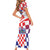 Croatia National Day 2024 Family Matching Short Sleeve Bodycon Dress and Hawaiian Shirt Hrvatska Dan drzavnosti