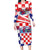 Croatia National Day 2024 Long Sleeve Bodycon Dress Hrvatska Dan drzavnosti - Wonder Print Shop