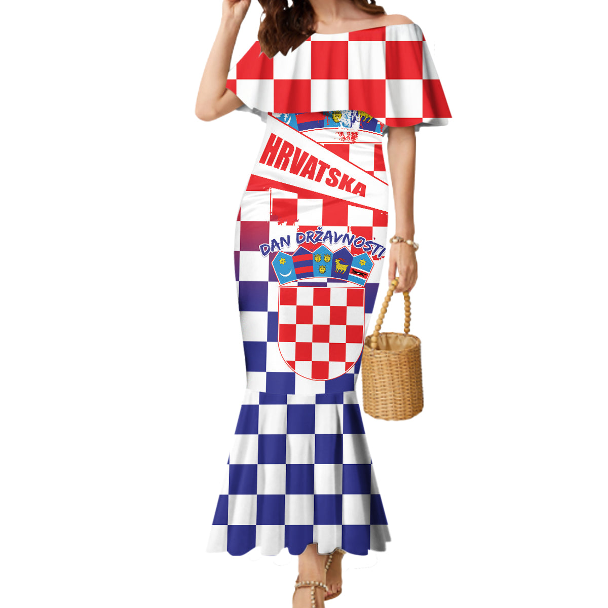 Croatia National Day 2024 Mermaid Dress Hrvatska Dan drzavnosti - Wonder Print Shop