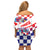 Croatia National Day 2024 Off Shoulder Short Dress Hrvatska Dan drzavnosti - Wonder Print Shop