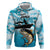 Tuna Fishing Zip Hoodie Fish Camouflage Pattern - Wonder Print Shop