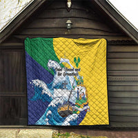 Saint Vincent and the Grenadines Sailing Quilt Caribbean Sailing